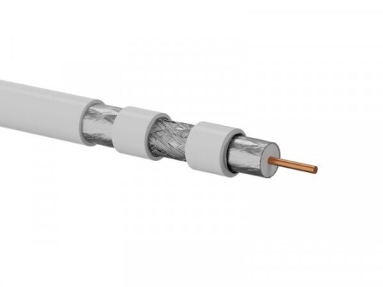 Koaksialkabel Trishield Rg6 75 Ohm 1,02/4,8/6,9 Pvc Eca 100M