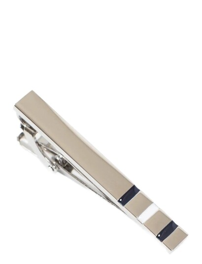 AN IVY Silver Navy White Navy Bar 5 Cm   Silver   ONE SIZE