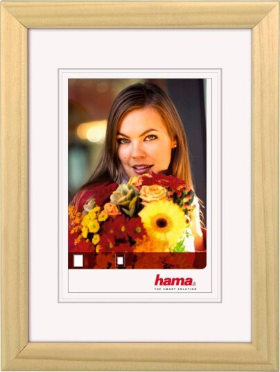 Hama Bella fotoramme med passepartout 30x40cm natur lys tre Hama Bella fotoramme med passepartout 30x40cm natur lys tre