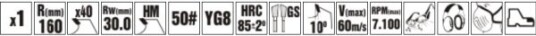 Art-Pol Sirkelsag For Skyggetre 160X30mm 40 Tenner (42164-30)