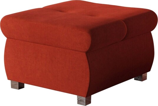 Cerys Fotpall 60 cm - Rød