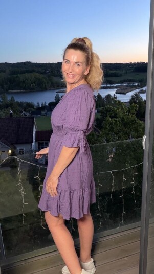 AMANDA SHORT DRESS Purple