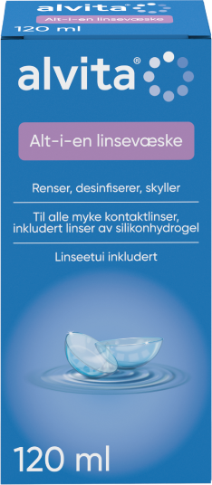 Alvita Alt i en Linsevæske 120 ml Alvita Alt i en Linsevæske 120 ml