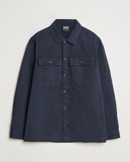 Barbour International Arlo Cotton Overshirt Navy Barbour International Arlo Cotton Overshirt Navy