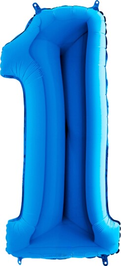 Ballongkungen Tallballong Blå Metallic Tall 1 15801B