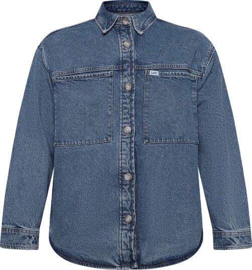 Lee Jeans Relaxed Utility Overshirt Blue XL x 00 Lee Jeans Relaxed Utility Overshirt Blue XL x 00