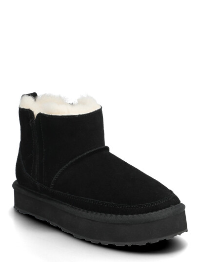 Rosemunde Rhevelyn Leather Elastic Boot Black 36