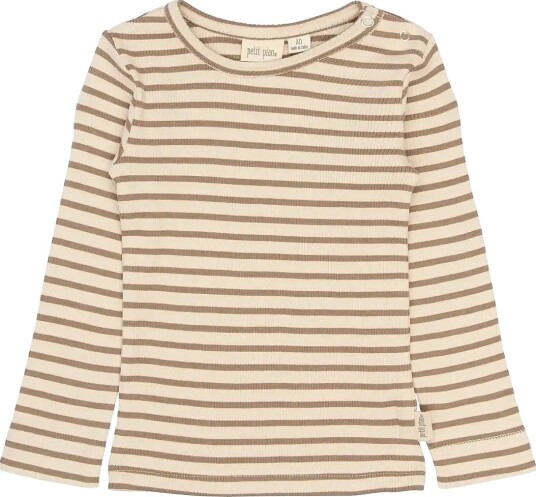 Petit Piao Ppsky L_S Tee - GINGER SNAP STRIPED - 62
