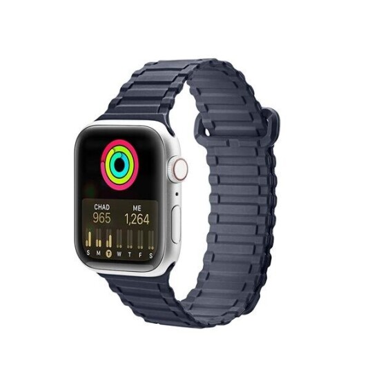 Dux Ducis Dux Ducis-Rem (Panserversjon) Apple Watch Se-Rem, 8, 7, 6, 5, 4, 3, 2, 1 (41, 40, 38 Mm) Magnetisk Silikonrem Armbånd Blå Dux Ducis Dux Ducis-Rem (Panserversjon) Apple Watch Se-Rem, 8, 7, 6, 5, 4, 3, 2, 1 (41, 40, 38 Mm) Magnetisk Silikonrem Armbånd Blå