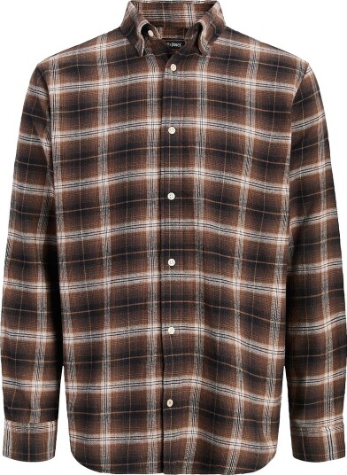 Jack & Jones Flanellskjorte Jjefield Check Shirt Ls Sn Svart