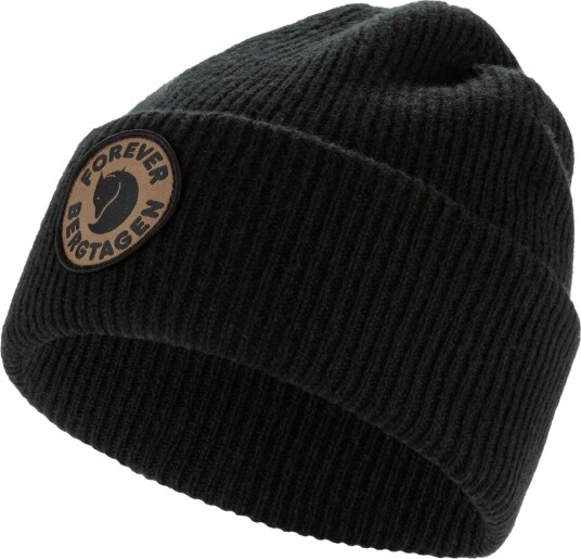 Fjellreven Fjellreven Bergtagen Forever Wool Beanie Black OneSize Fjellreven Fjellreven Bergtagen Forever Wool Beanie Black OneSize