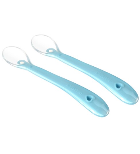Kidsme Silicone spoon Aquamarine   2 stk.