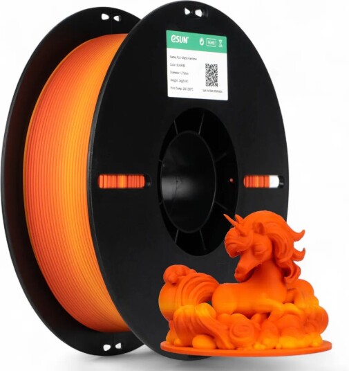 Esun Pla Matte Rainbow Sunrise Esun Pla Matte Rainbow Sunrise
