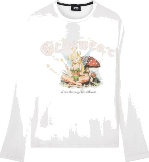 Gcds Dame Topper Hvit XS, Gcds Dame Topper Hvit XS,