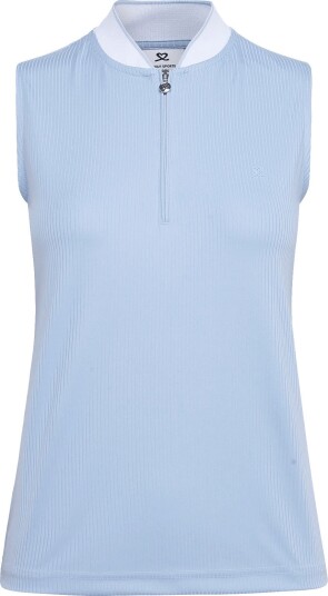 Daily Sports Ribbed Sl Polo Shirt Blue L
