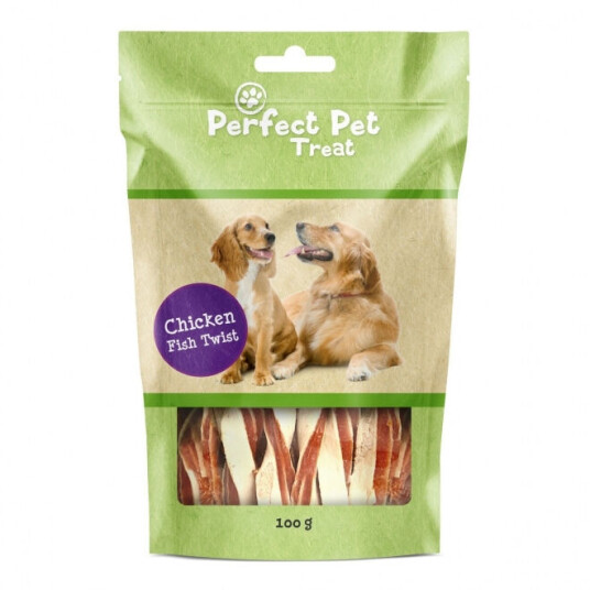 Perfect Pet Chicken & Fish Twist 100 G