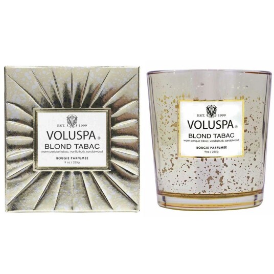 Voluspa Boxed Candle Blonde Tabac, 255 g Duftlys