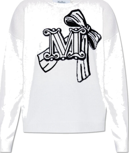 Max Mara Dame Strikkevarer Hvit S,