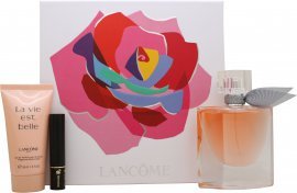 Lancôme La Vie Est Belle Eau de Parfum Gavesett 50ml med Body Lotion og Mascara