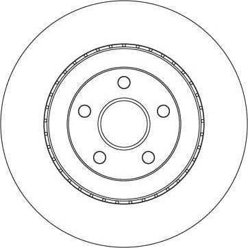 Bremseskive TRW DF6569S