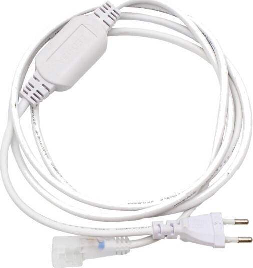 Ledlife Stikkontakt for 230V LED stripe Slim COB   2 meter Inkl. endestykke 230V
