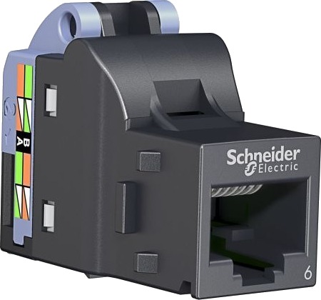 Schneider Electric Actassi S-One DPM Kat 6 UTP Modulærjack Uskjermet 1 stk.