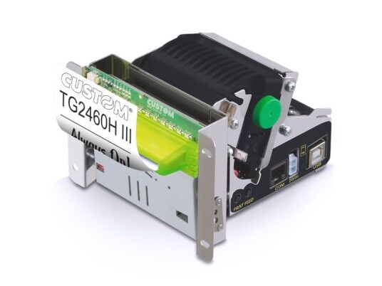 Custom Tg2460hiii Termisk Pos-Skriver 203 X 203 Dpi 8 Punkter 200 Mm/Sek. 100 Μm