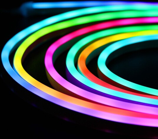 Ledlife 5m RGBIC Neon Flex komplett sett 7x14 neonflex   USB Bluetooth app fjernkontroll