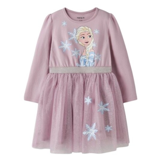 Name It Keepsake Lilac Nmfosimi Frozen Ls Tulle Dress Wdi 128