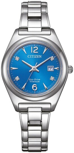 Citizen Dameklokke EW2601 81L Classic Blå/Titan Ø29.4 mm
