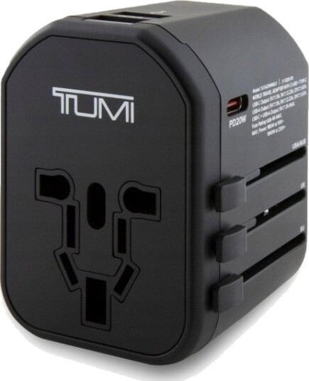 Tumi Tuta20wmslk Reiseadapter 20W Usb-C / 2Xusb-A Sort