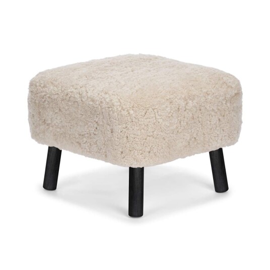 Natures Collection Emily fotskammel Beige Svart bøk