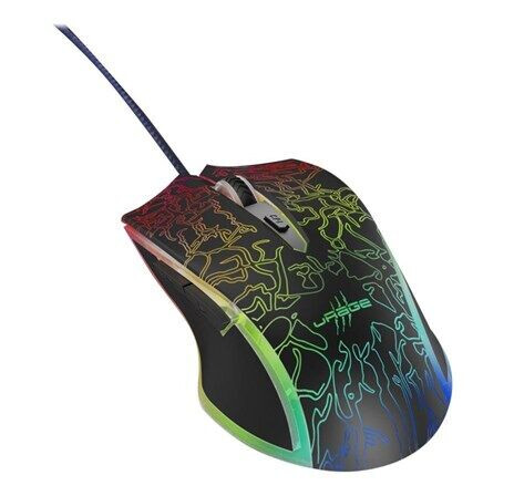 Hama uRage Reaper 220 Illuminated - Mus - Optisk - 6 - Svart
