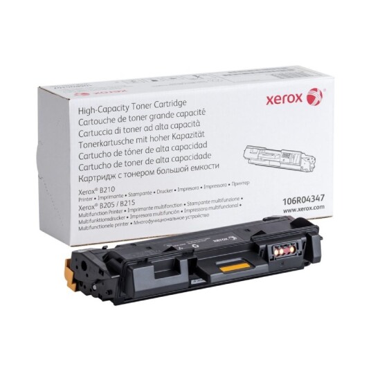 Xerox B 210/205/215 BK Toner - 106R04347 Original - Svart 3000 sider Xerox B 210/205/215 BK Toner - 106R04347 Original - Svart 3000 sider