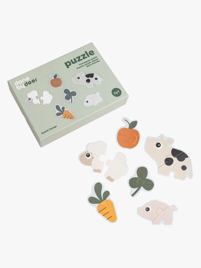 DonebyDeer Color Mix Første puslespill Tiny farm