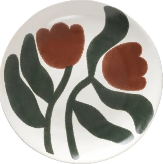 Broste Copenhagen Dora Plate Multi/patterned H 2.2CM
