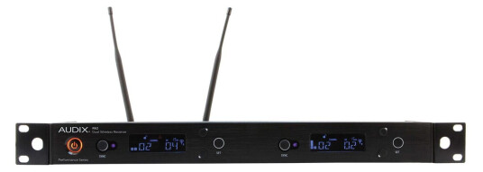 Audix R62 Trådløs Mottaker Dobbel Frekvensbånd 522 Mhz  586 Mhz