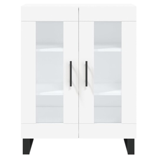 vidaXL Skjenk hvit 69,5x34x90 cm konstruert tre vidaXL Skjenk hvit 69,5x34x90 cm konstruert tre