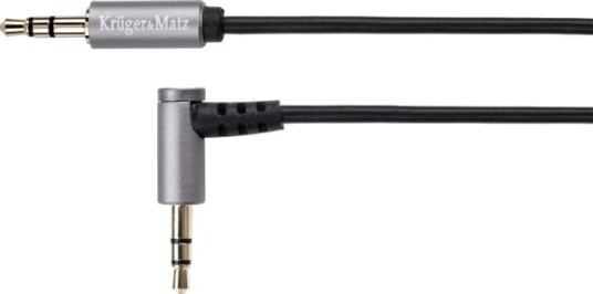 Kruger & Matz Aux 3,5 Mm Vinklet Kabel 1 M