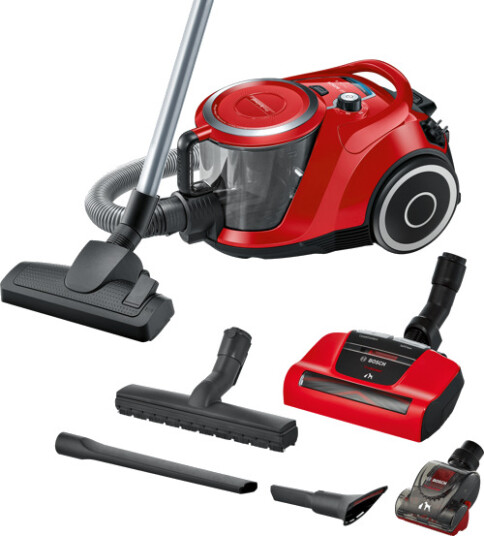 Bosch BGS41PET1 Pro Animal Gulvstøvsuger Rød uten pose Bosch BGS41PET1 Pro Animal Gulvstøvsuger Rød uten pose