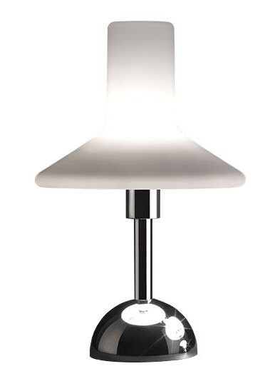 TATO Olly Bordlampe Krom & Hvit Mellom TATO Olly Bordlampe Krom & Hvit Mellom