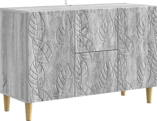 Serviesskap Grå Sonoma 89 x 34,5 x 60 cm Konstruert tre Serviesskap Grå Sonoma 89 x 34,5 x 60 cm Konstruert tre