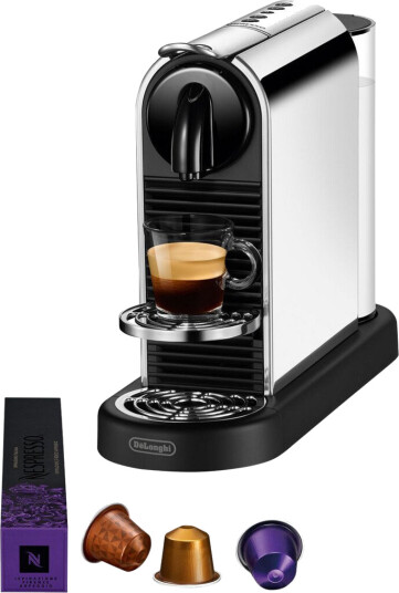 NESPRESSO CITIZ PLATINUM KAPSELMASKIN BY DELONGHI STÅL 132192114 NESPRESSO CITIZ PLATINUM KAPSELMASKIN BY DELONGHI STÅL 132192114