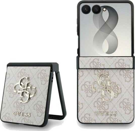 GUESS Big 4G Logo Case for Samsung Galaxy Z Flip 8 - Pink