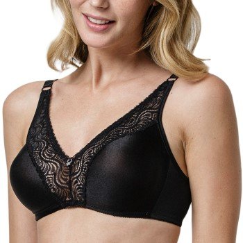 Abecita BH Glitter Moulded Soft Bra Svart B 70-75 Dame