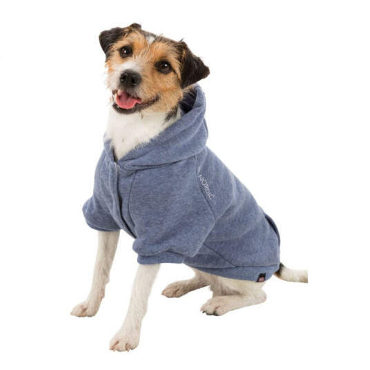 Trixie Be Nordic Hundegenser Hoodie Blå (50 cm)