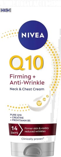 NIVEA Q10 Firming Anti-wrinkle Ansiktskrem for Hals og Bryst 200 ml NIVEA Q10 Firming Anti-wrinkle Ansiktskrem for Hals og Bryst 200 ml