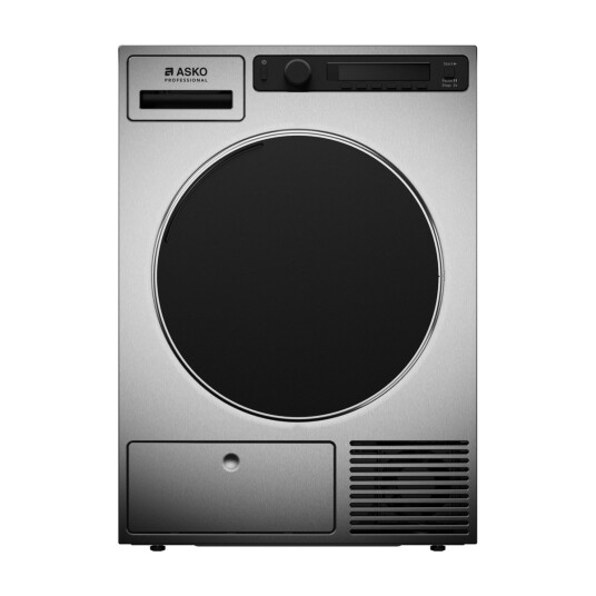 Asko Professional TDC1481HCS Kondenstørketrommel med Varmepumpe i Rustfritt Stål