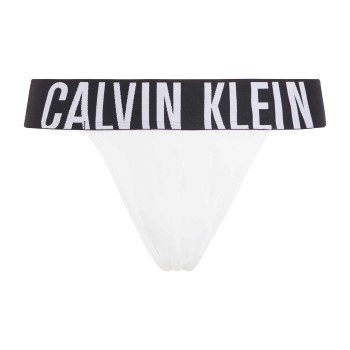 Calvin Klein Truser Intense Power Micro High Leg Thong Hvit polyamid Small Dame