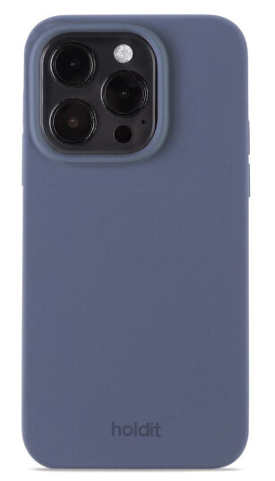 Holdit iPhone 14 Pro Soft Touch Silikon Deksel - Pacific Blue